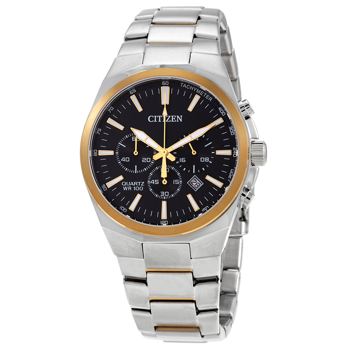 Citizen Chronograph Quartz Black Dial Men's Watch AN8174-58E
