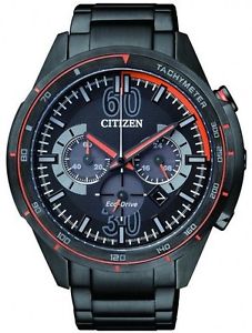 Citizen Chronograph Quartz Black Dial Men's Watch CA4125-56E