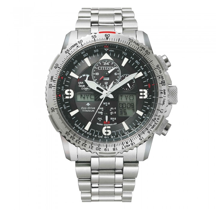 Citizen Chronograph Quartz Black Dial Watch JY8100-80E