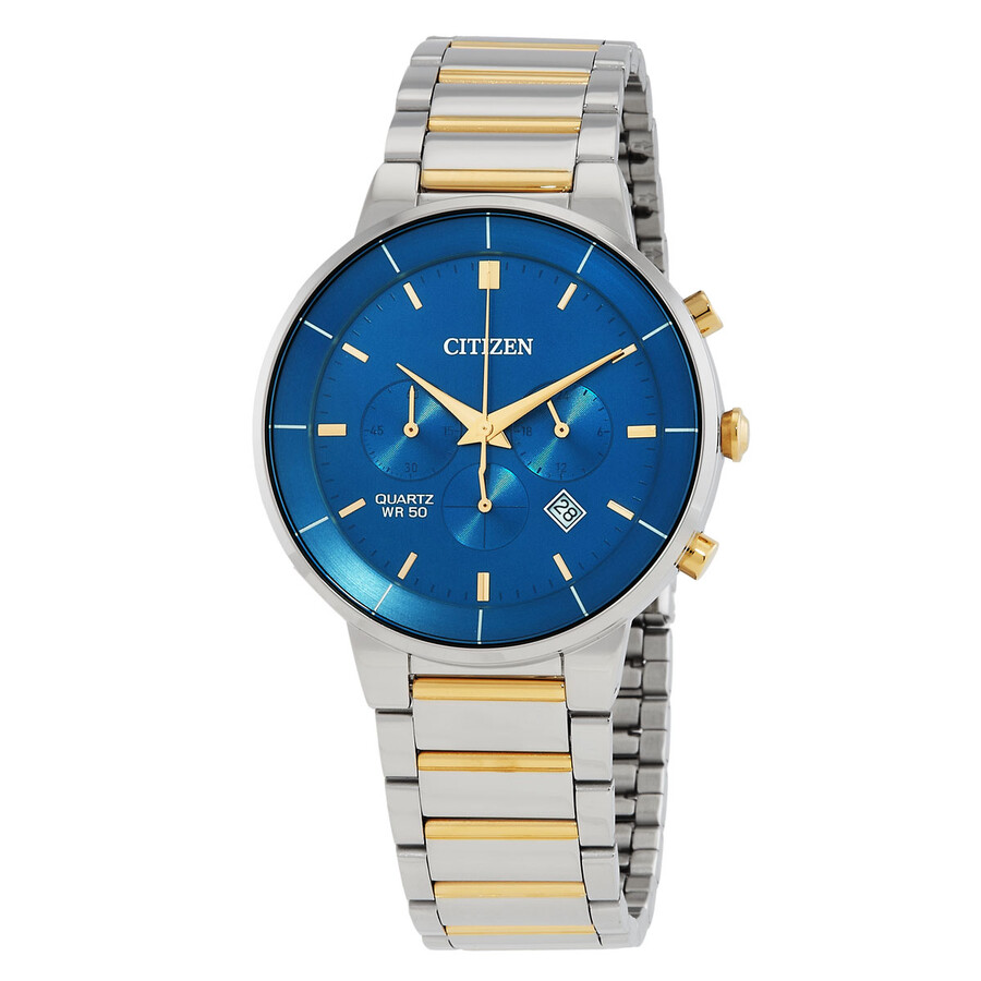 Citizen Chronograph Quartz Blue Dial Men's Watch AN8224-51L
