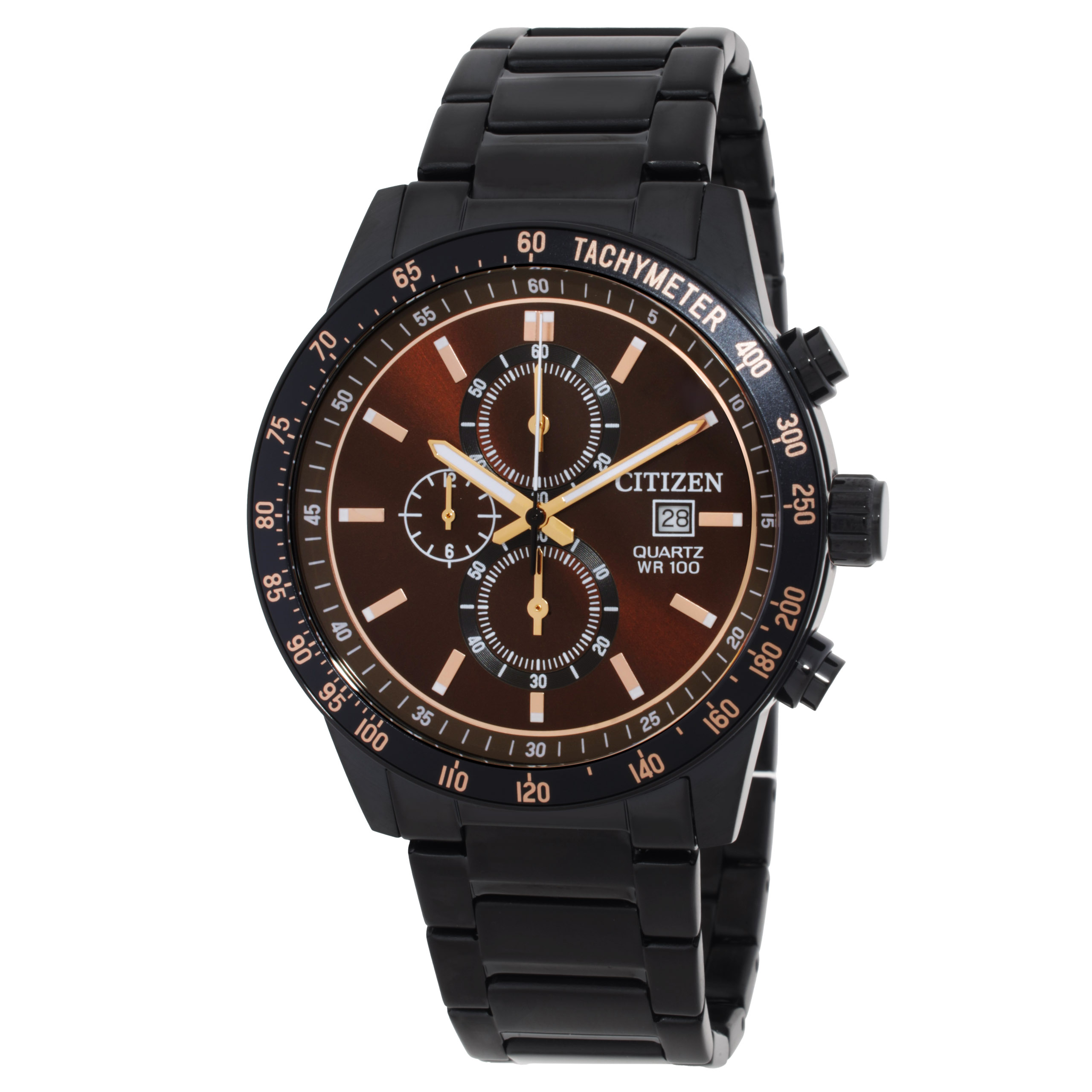 Citizen Chronograph Quartz Brown Dial Men's Watch AN3605-55X ...