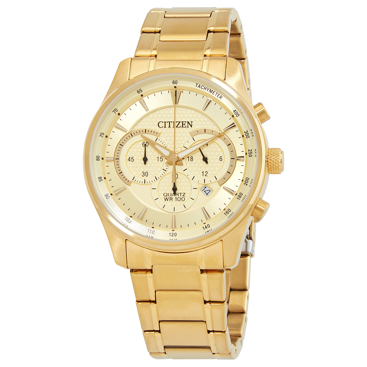 Citizen Chronograph Quartz Champagne Dial Men's Watch AN8192-56P