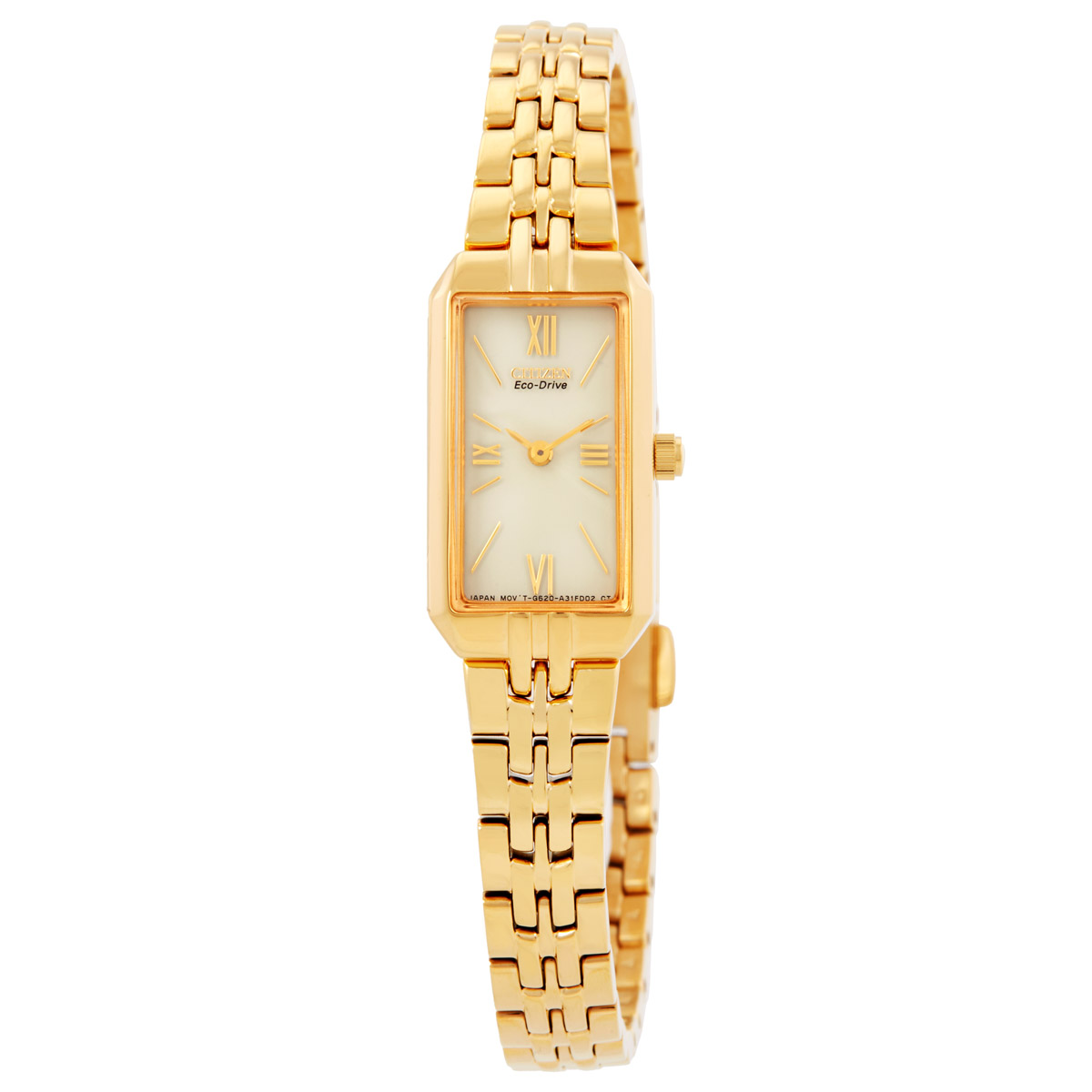 Citizen Classic Eco-Drive Champagne Dial Ladies Watch EG2693-51P