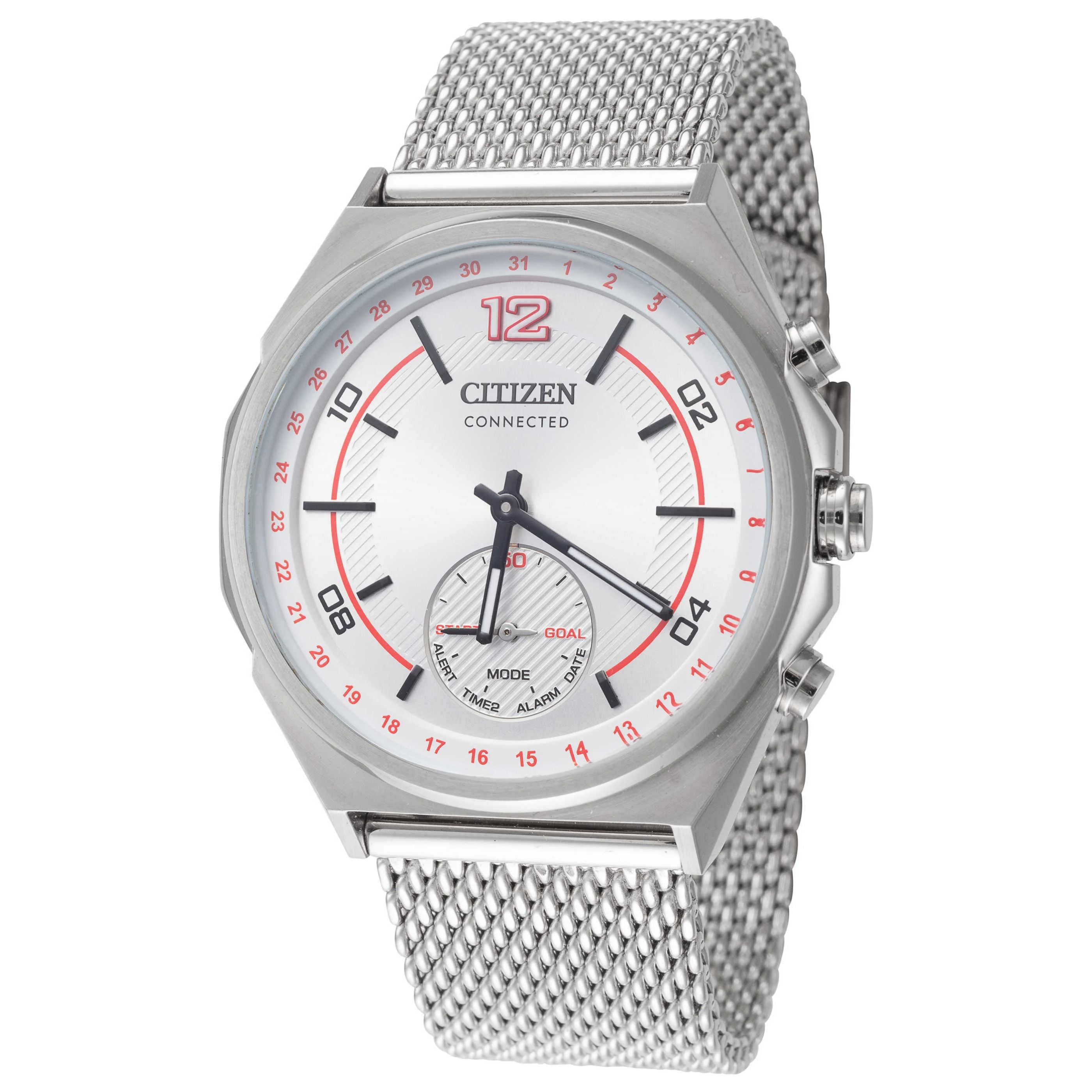 Citizen Connected Alarm Quartz Silver Dial Men's Smart Watch CX0000-71A