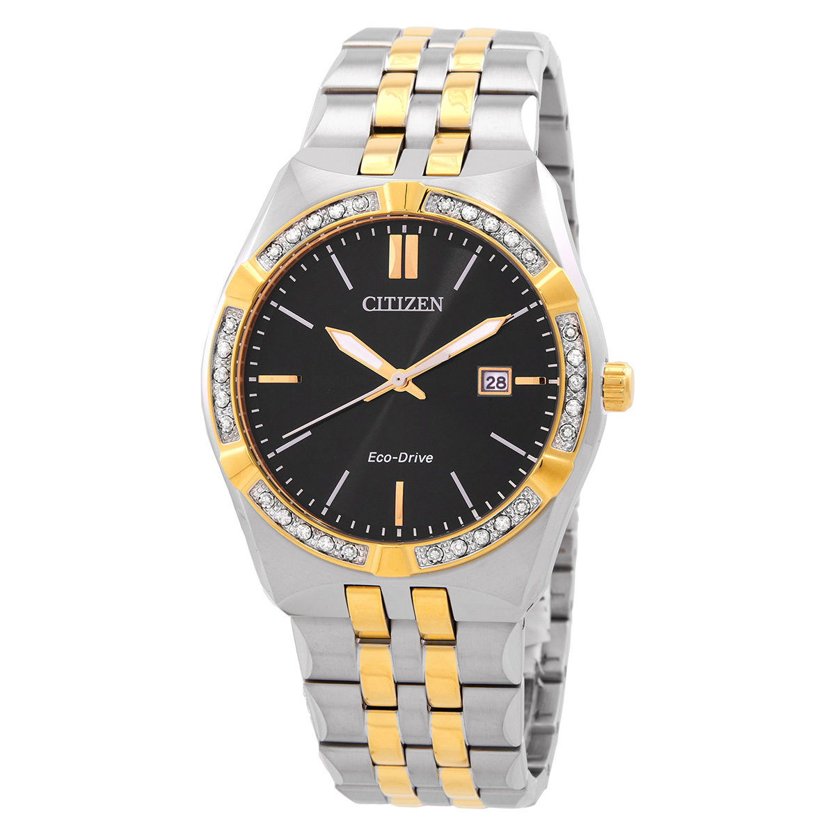 Citizen Corso Eco-Drive Uomo: Quarzo Analogico Beige E Argento, Carica A Luce, Impermeabile 100m