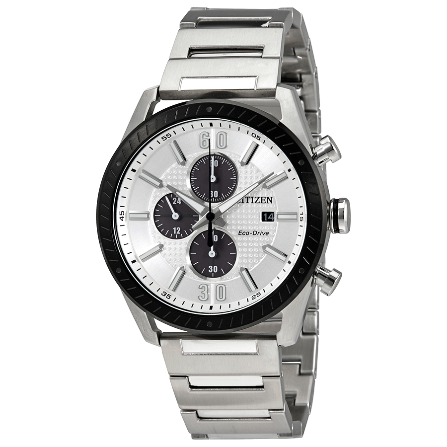 Citizen CTO Chronograph Silver Dial Men's Watch CA0668-52A