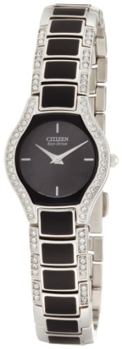 Citizen Eco Drive Black Dial Ladies Watch EW9870-64E