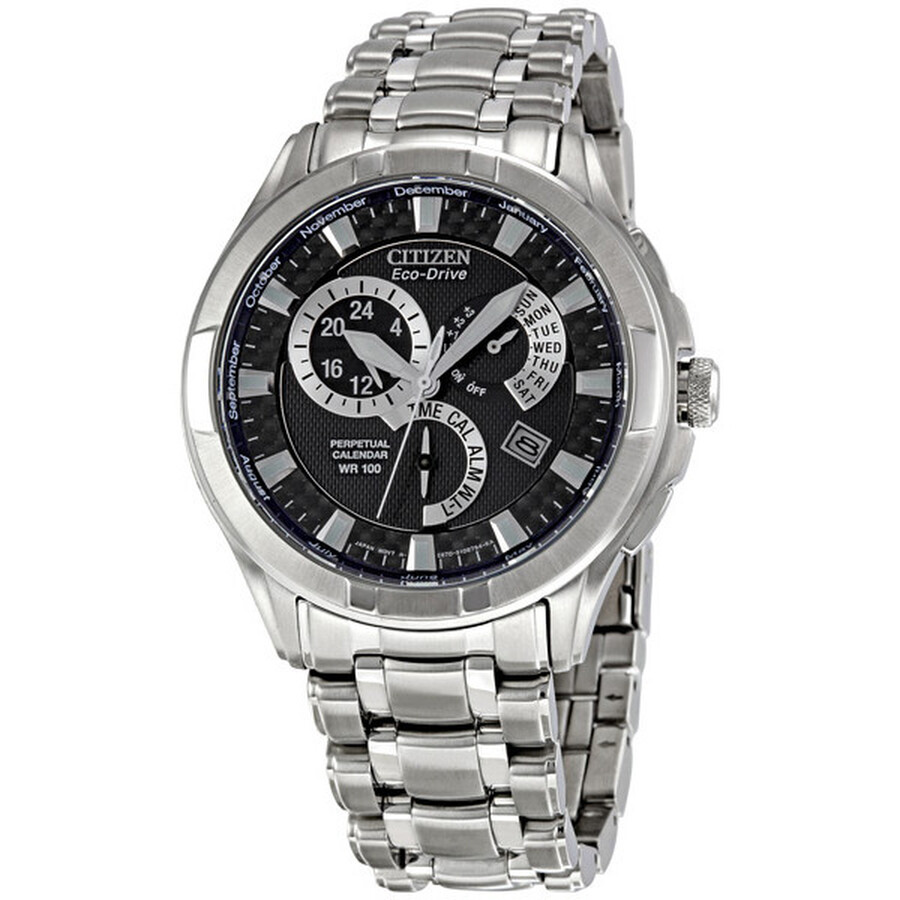 Citizen Eco Drive Calibre 8700 Black Dial Stainless Steel Men s Watch 