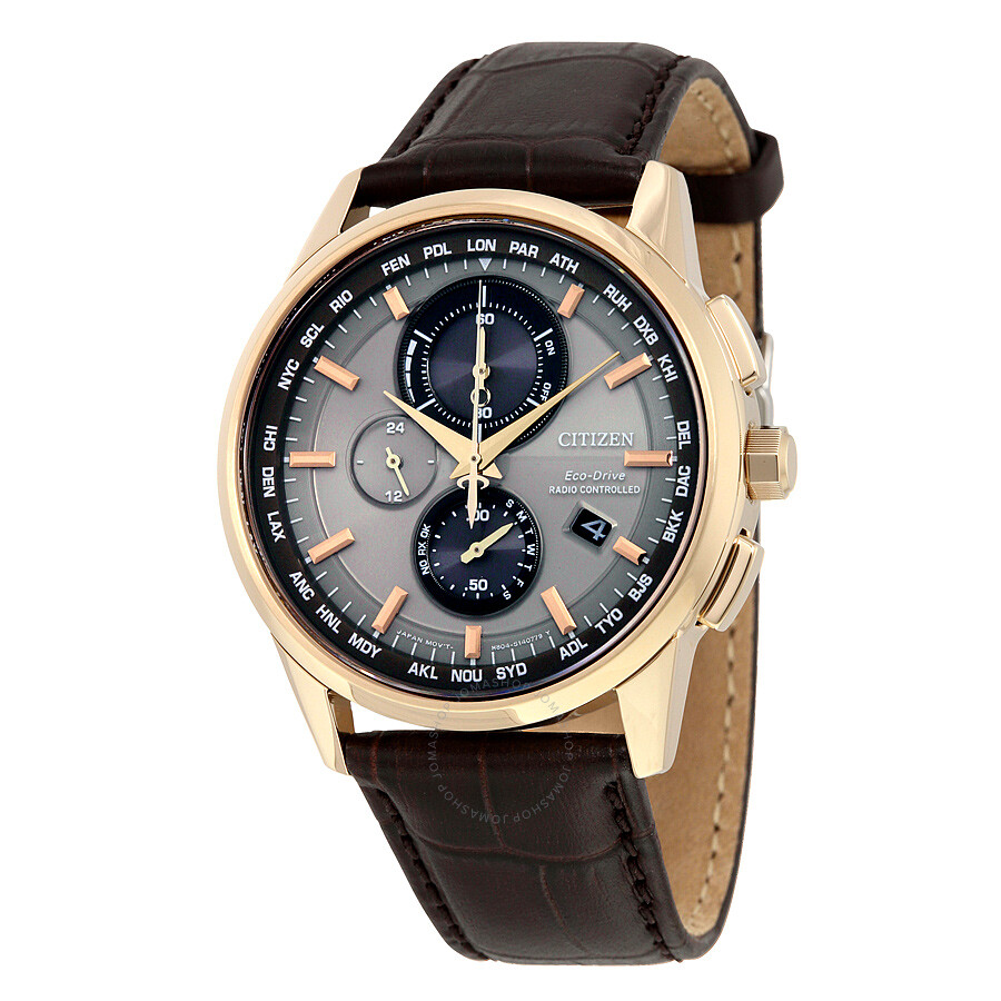 Mua Eco-Drive World Chronograph A-T Men's Watch AT8113-04H chính hãng ...