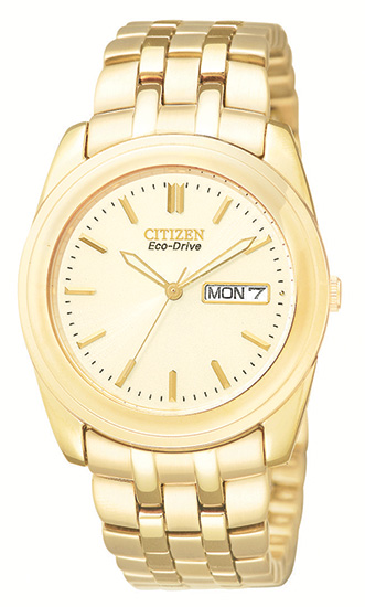 Citizen Eco-Drive 180 Gold-Tone Steel Men's Watch BM8222-56P