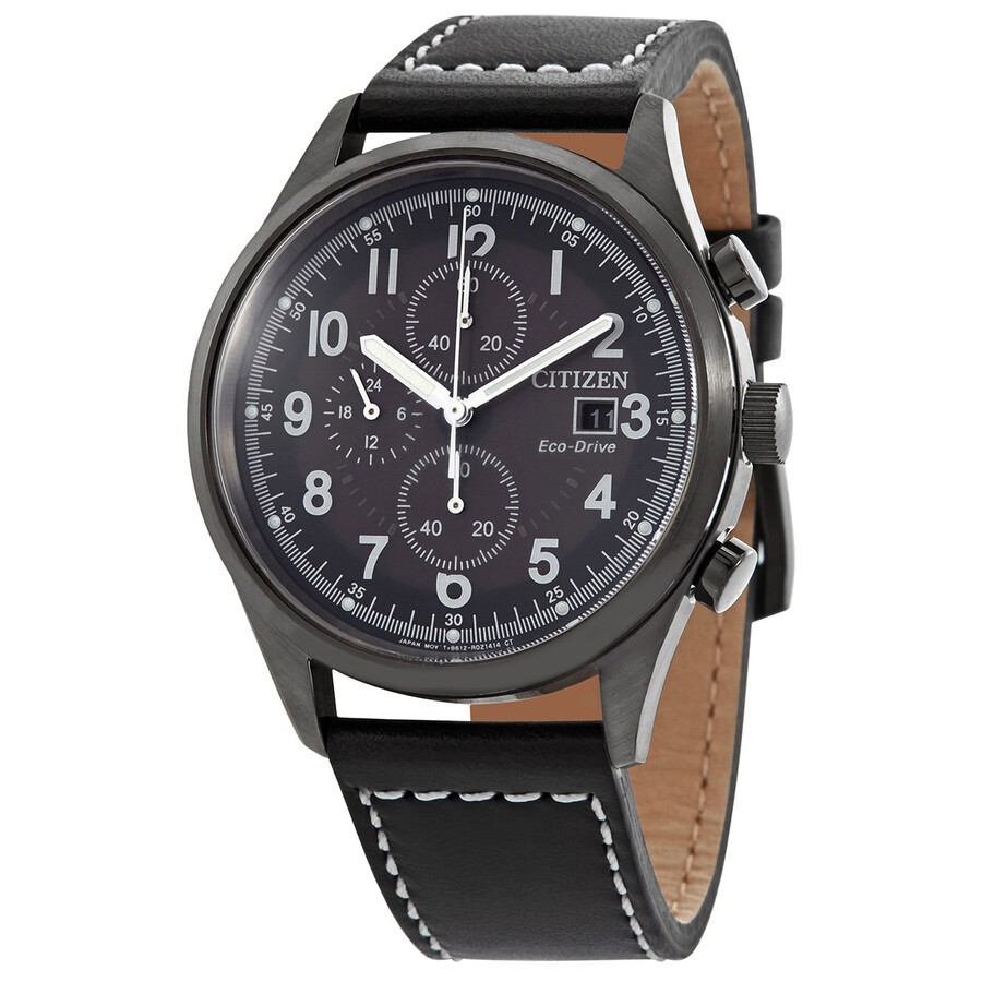 CITIZEN Eco-Drive H61 ブラック Citizen® Brycen Black Ion-Plated Men's Watch – Harry Ritchies