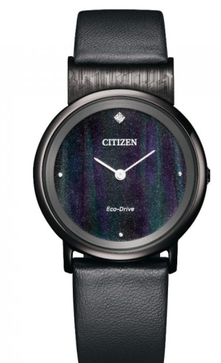 Citizen Eco-Drive Black Dial Ladies Watch EG7095-13E