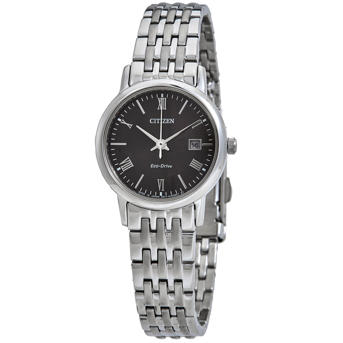 Citizen Eco-Drive Black Dial Ladies Watch EW1580-50E