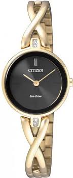 Citizen Eco-Drive Black Dial Ladies Watch EX1422-89E
