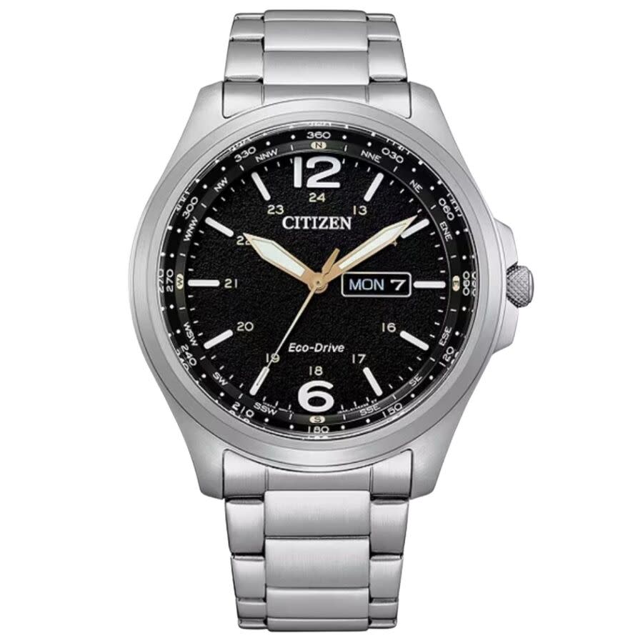 Citizen Eco-Drive Black Dial Men's Watch AW0110-58E