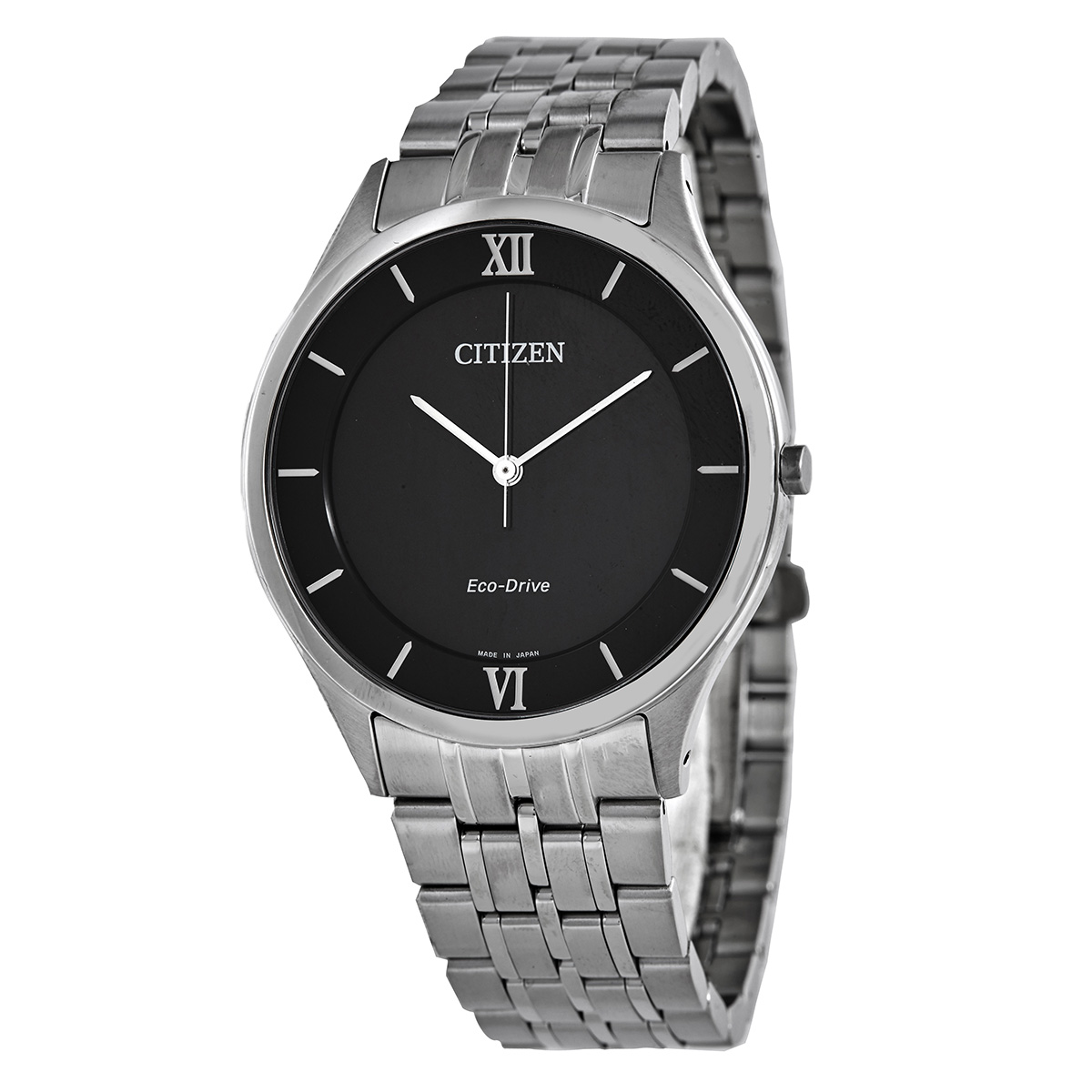 Citizen Eco-Drive Black Dial Stainless Steel Men's Watch AR0070-51E
