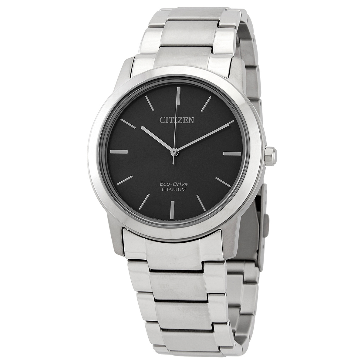 Citizen Eco-Drive Black Dial Titanium Men's Watch AW2020-82H