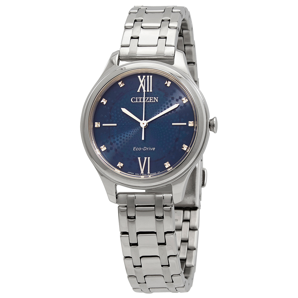 Citizen Eco-Drive Blue Dial Elegant Ladies Watch EM0500-73L