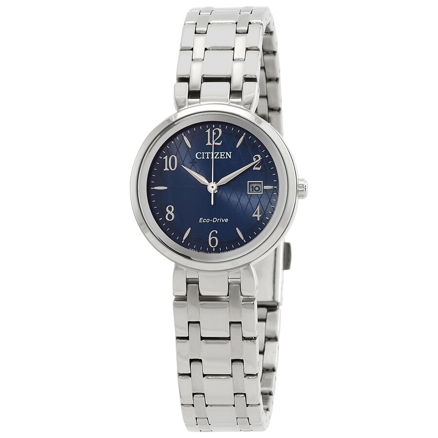 Shop Citizen Eco-drive Blue Dial Ladies Watch Ew2690-81l