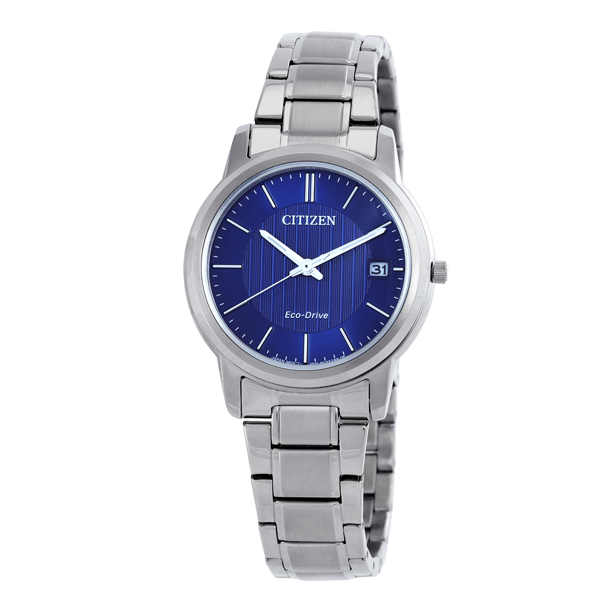 Citizen Eco-Drive Blue Dial Stainless Steel Ladies Watch FE6011-81L