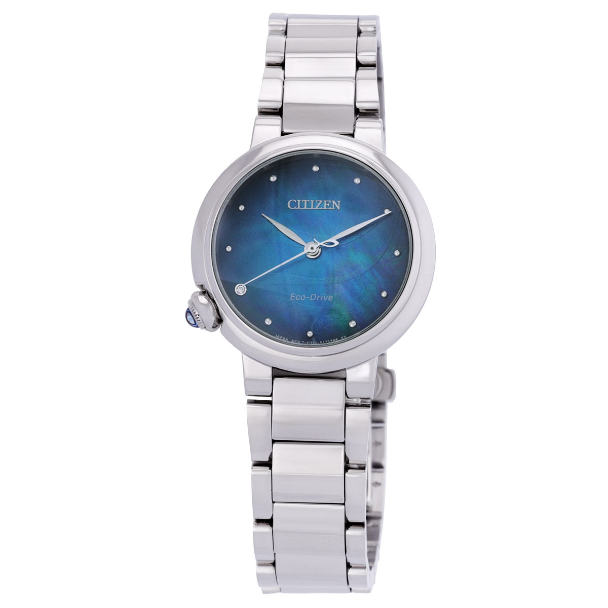 Citizen Eco-Drive Blue Mother of Pearl Ladies Watch EM0910-80N