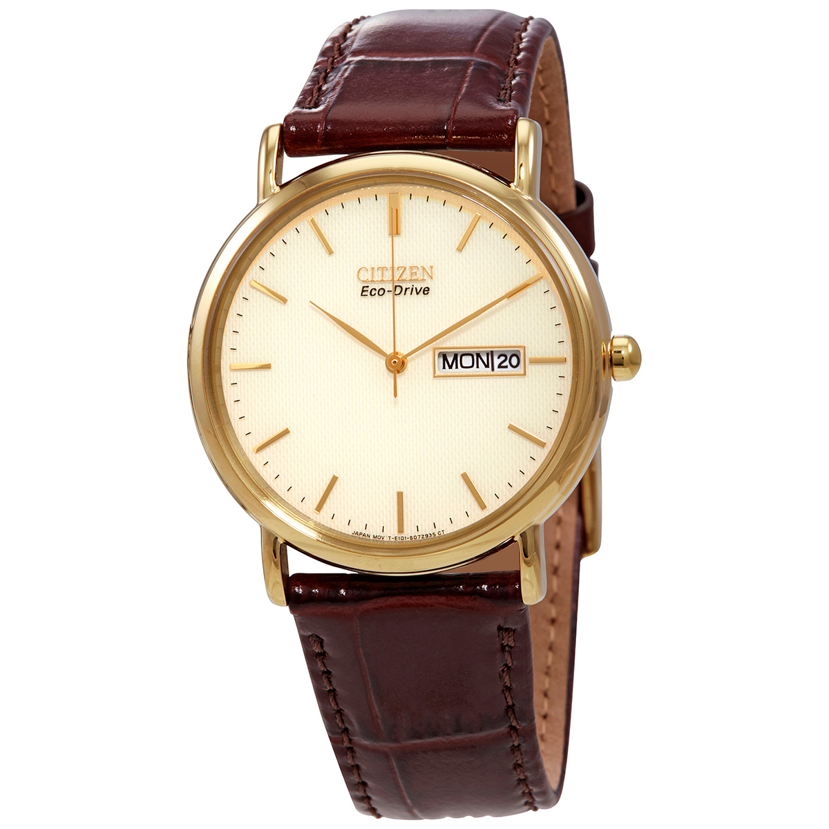 Citizen Eco-Drive Champagne Dial Ladies Watch BM8242-08P