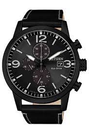 Citizen Eco-Drive Chronograph Black Dial Men's Watch CA0617-29E