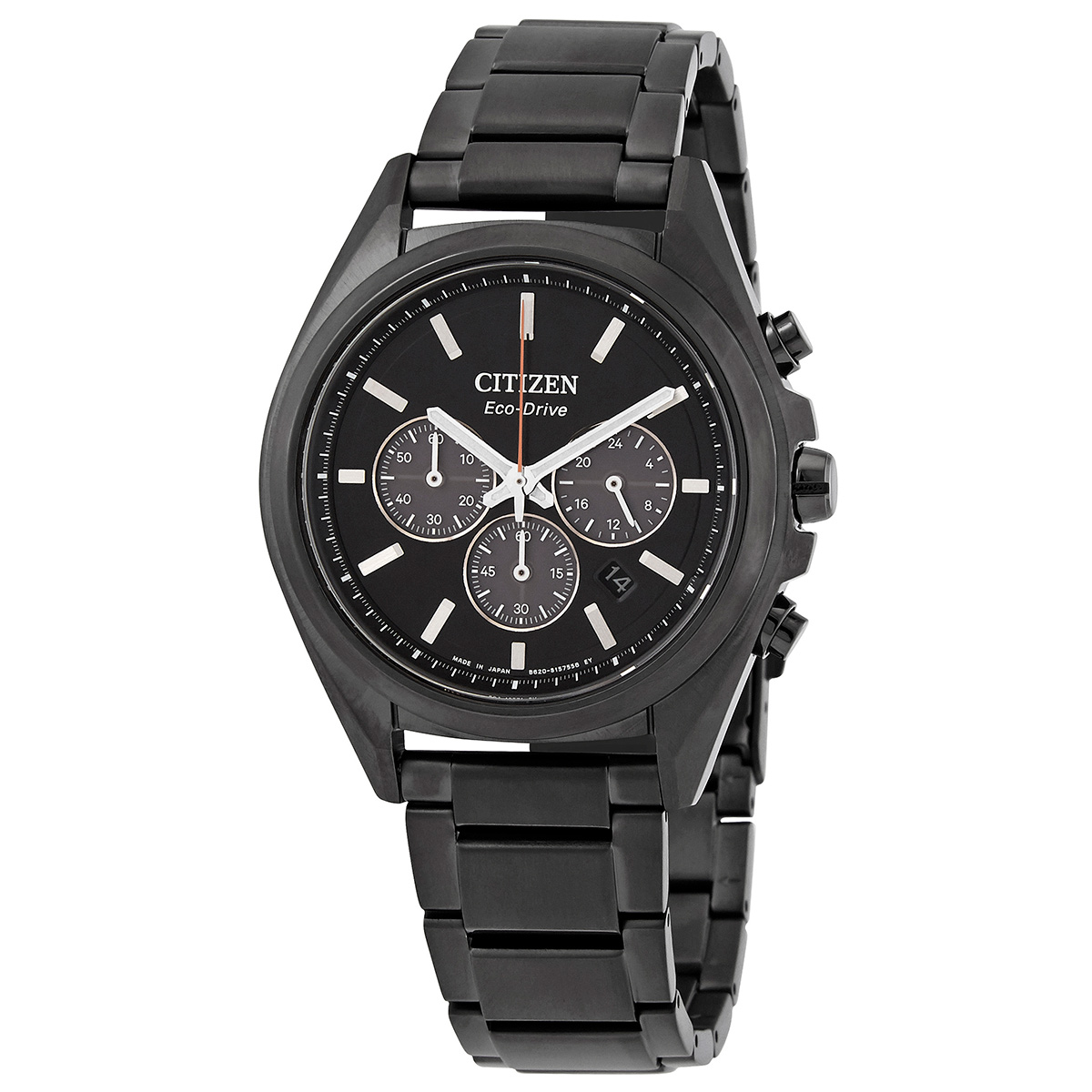 Citizen Eco-Drive Chronograph Black Dial Men's Watch CA4394-54E