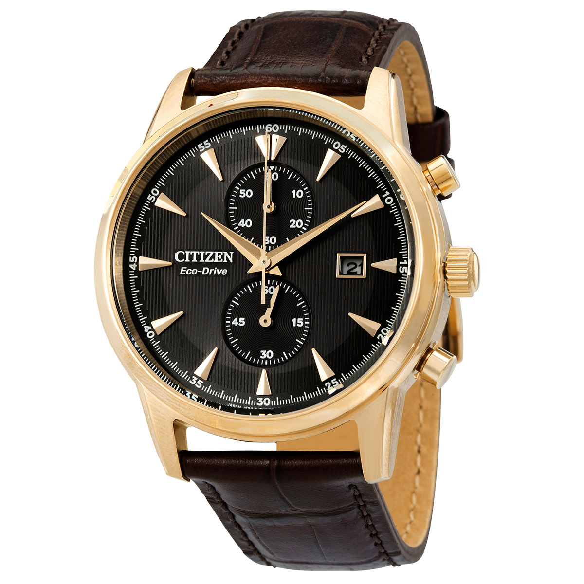 Citizen Eco-Drive Chronograph Black Dial Men's Watch CA7008-11E