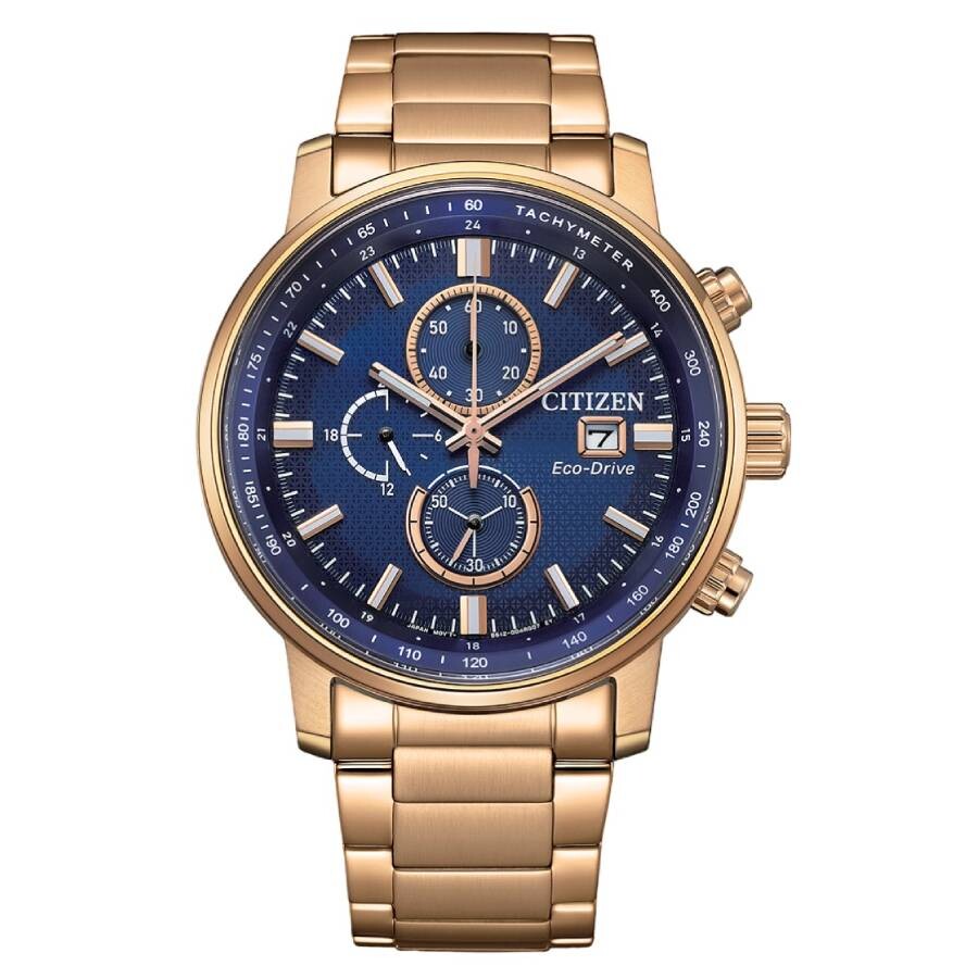 Citizen Eco-Drive Chronograph Blue Dial Men's Watch CA0843-89L