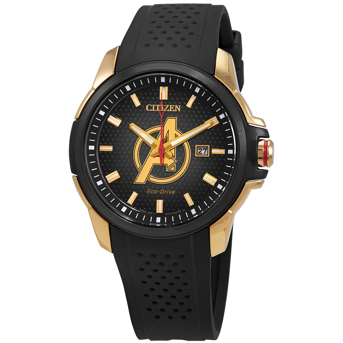 Citizen Eco-Drive Marvel Avengers Black Dial Men's Watch AW1155-03W