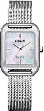 Citizen Eco-Drive Mother of Pearl Dial Ladies Watch EM0491-81D