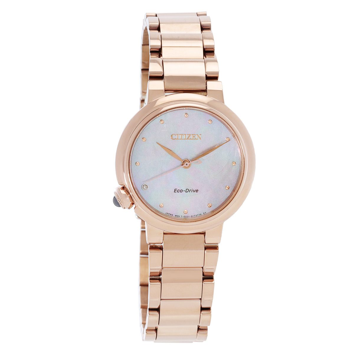 Citizen Eco-Drive Mother of Pearl Dial Ladies Watch EM0912-84Y