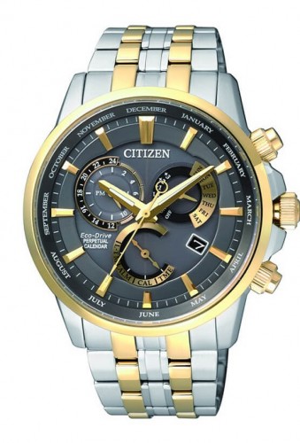 Citizen Eco-Drive Perpetual Calendar Chronograph Two-tone Men's Watch BL8144-89H