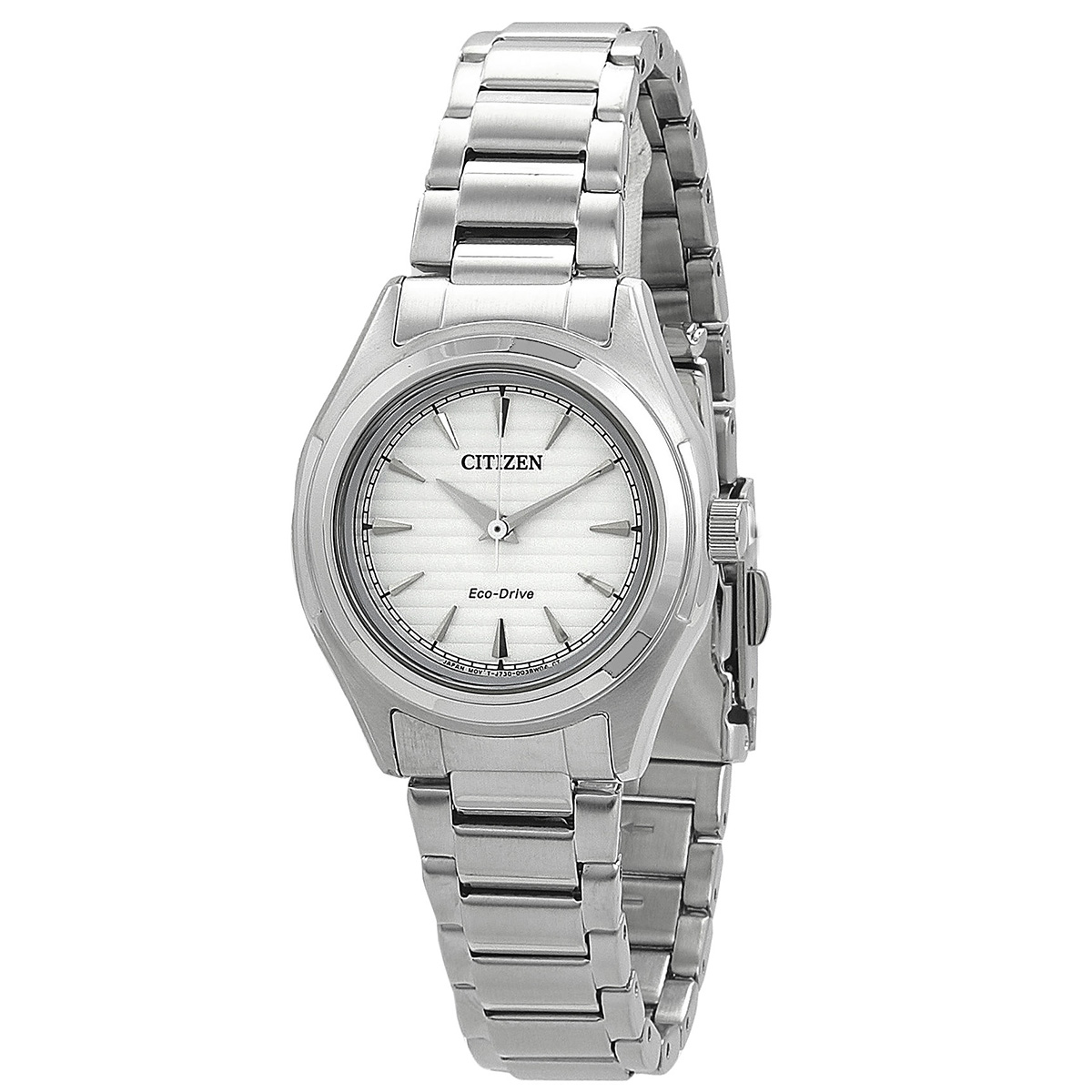 Citizen Eco-Drive Silver Dial Ladies Watch FE2110-81A