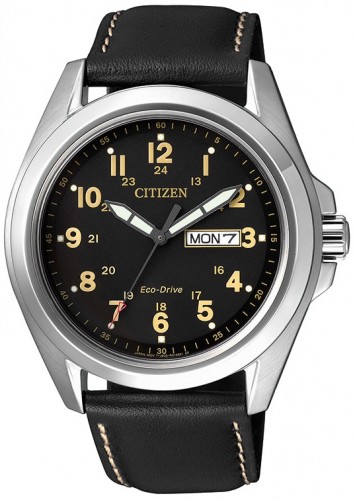 Citizen Eco Black Dial Men's Watch AW0050-07E