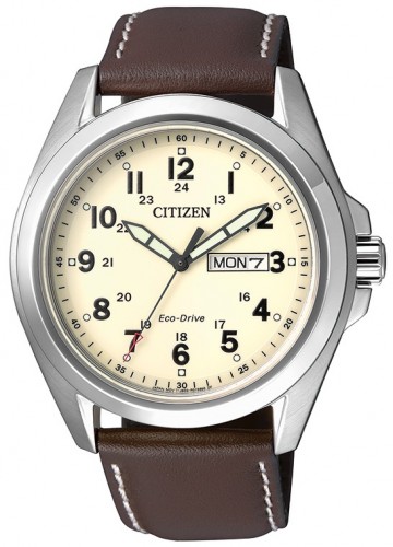 Citizen Eco Cream Dial Men's Watch AW0050-15A