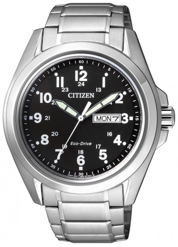 Citizen Eco Black Dial Men's Watch AW0050-58E