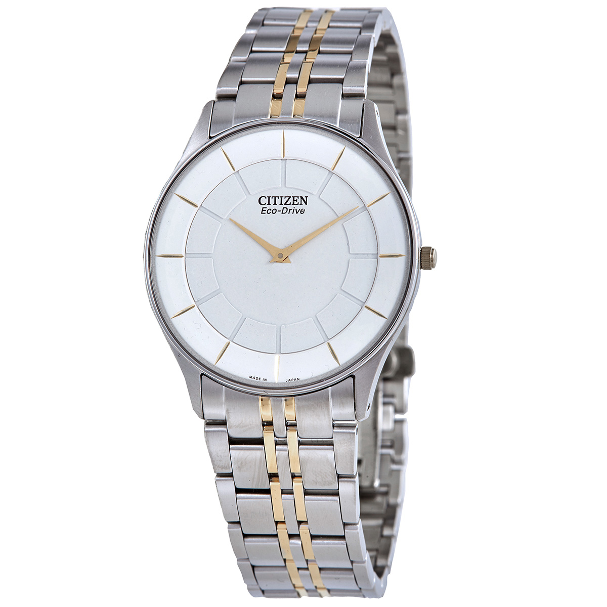 Citizen Eco-Drive Stiletto White Dial Men's Watch AR3014-56A