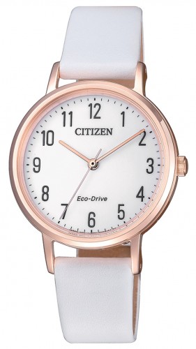 Citizen Eco-Drive White Dial Ladies Watch EM0579-14A