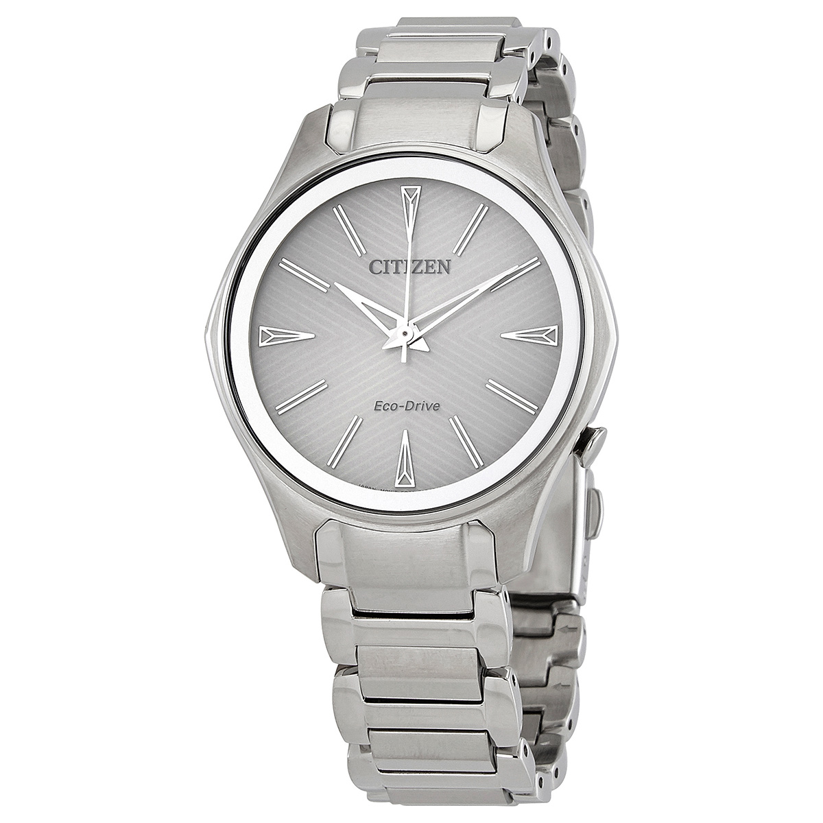 Citizen Eco-Drive White Dial Stainless Steel Ladies Watch EM0597-80A