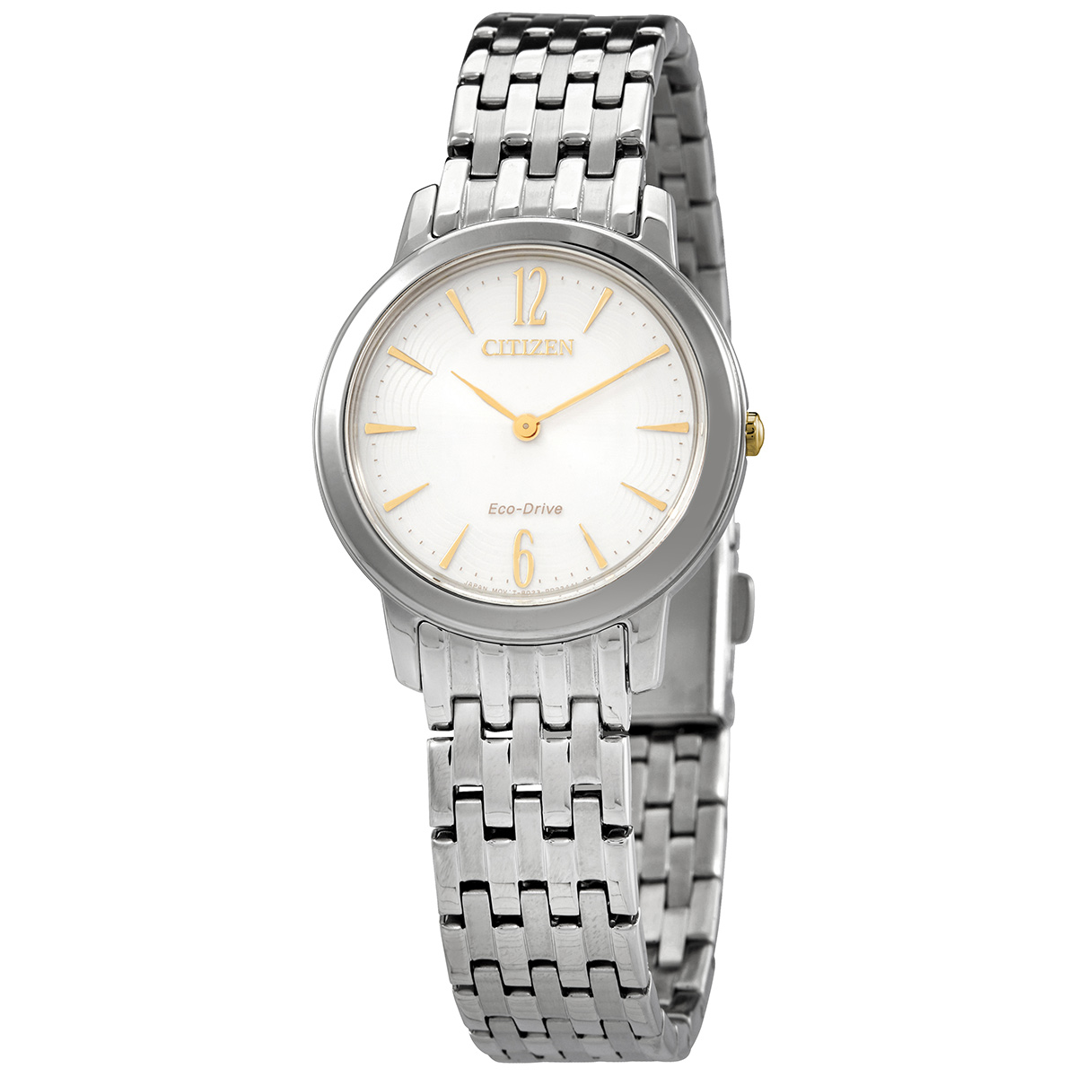 Citizen Eco-Drive White Dial Stainless Steel Ladies Watch EX1498-87A