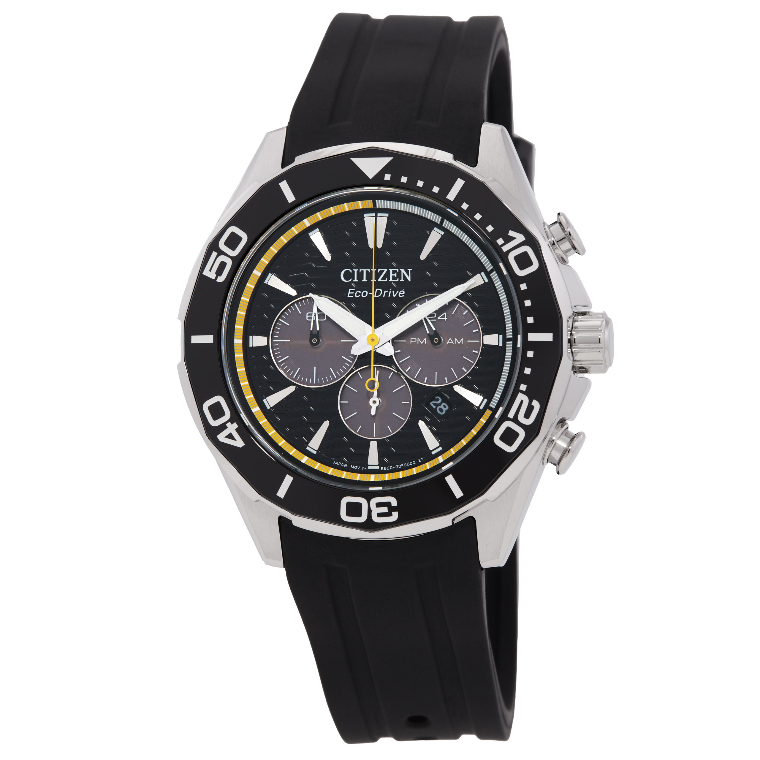 Citizen Endeavor Chronograph Quartz Black Dial Men's Watch CA4730-08E