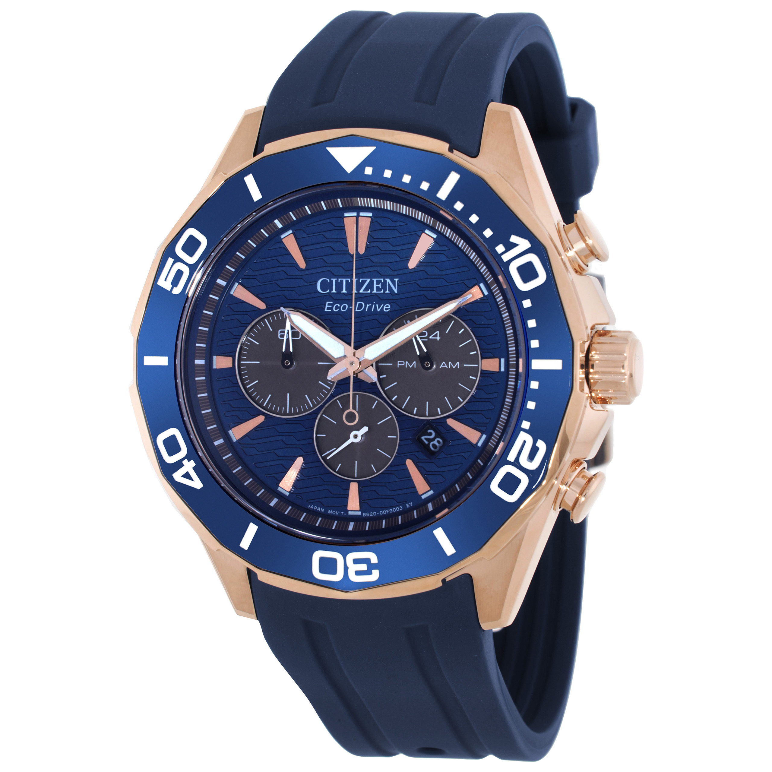 Citizen Endeavor Chronograph Quartz Blue Dial Men's Watch CA4733