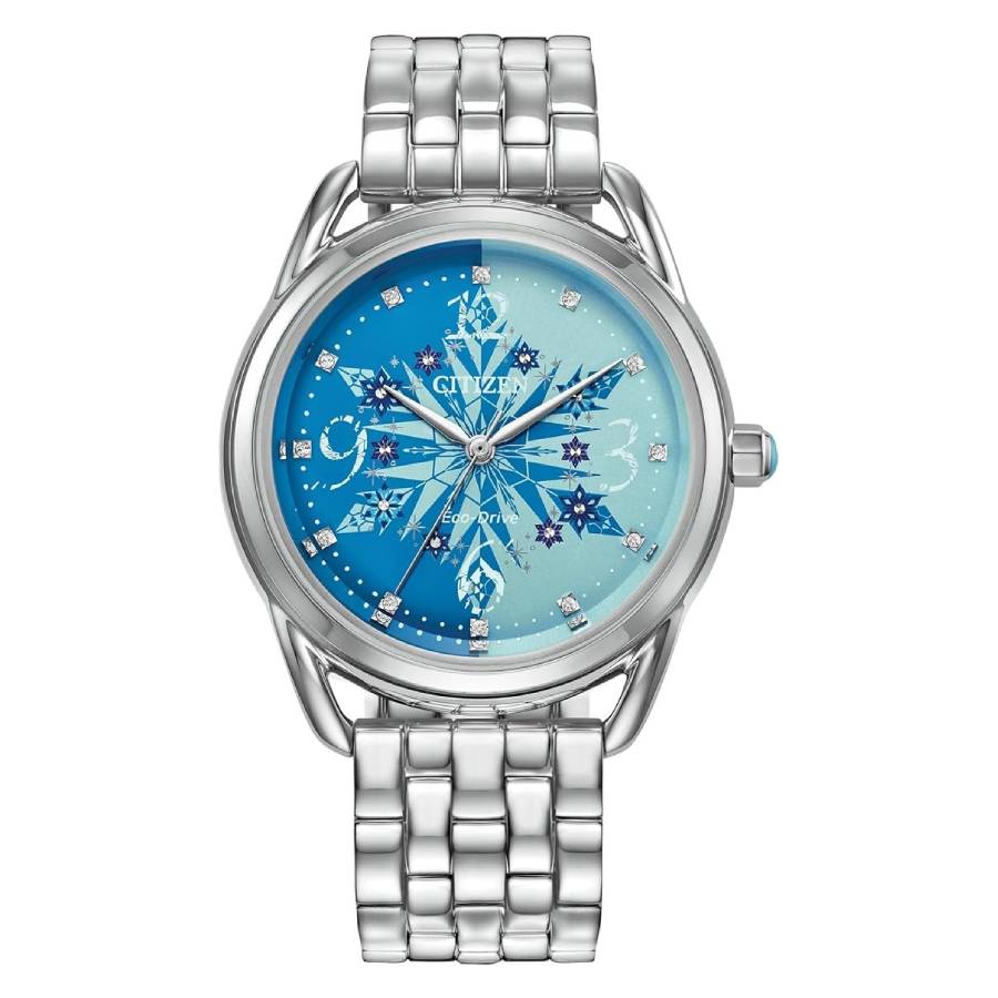 Citizen Frozen Eco-Drive Ladies Watch and Pin Gift Set FE7091-61W