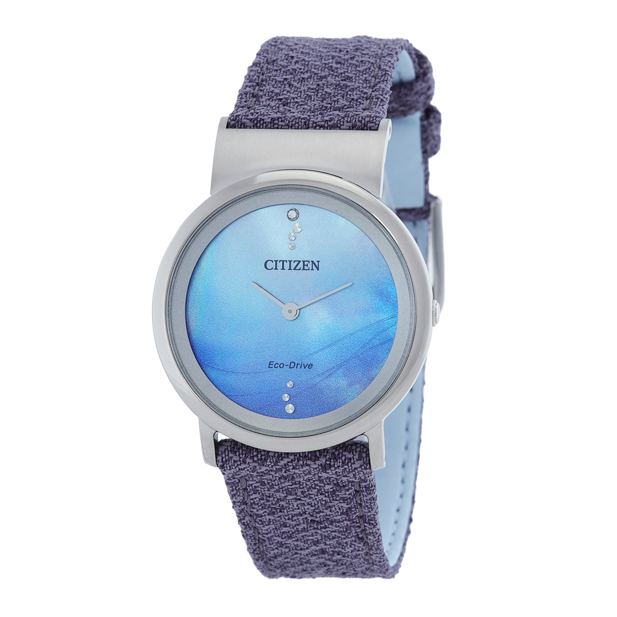 Citizen L Eco-Drive Blue Dial Ladies Watch EG7071-03L