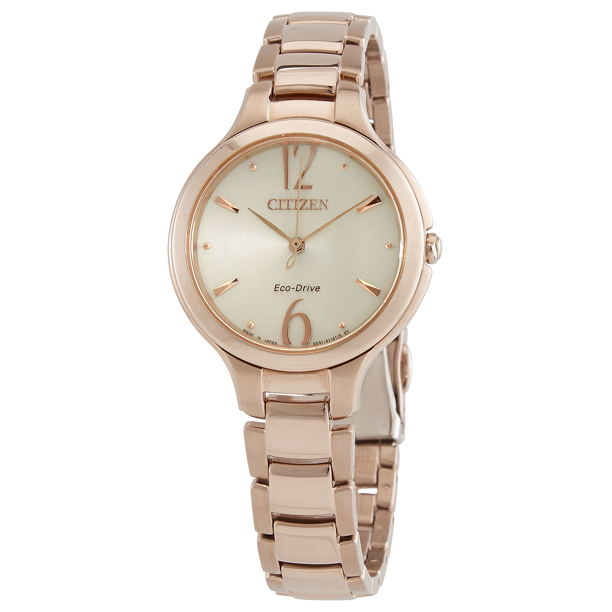 Citizen L Eco-Drive Beige Dial Ladies Watch EP5992-54P 4974374220578 -  Watches - Jomashop