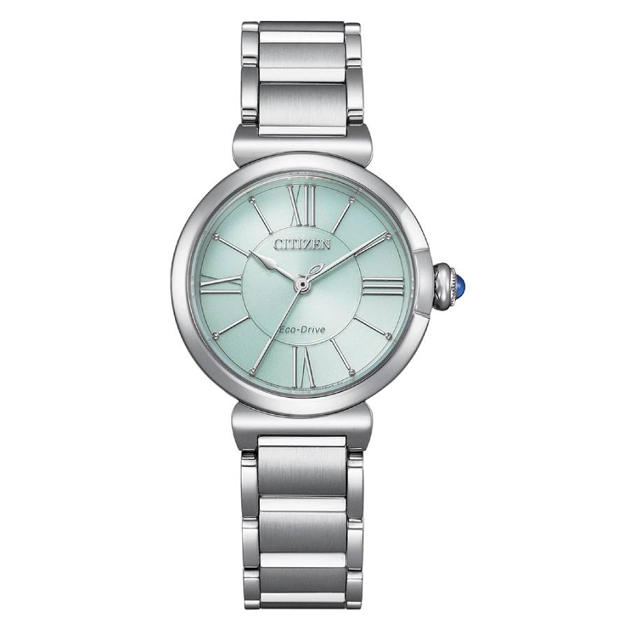 Citizen L Series Eco-Drive Green Dial Ladies Watch EM1070-83L