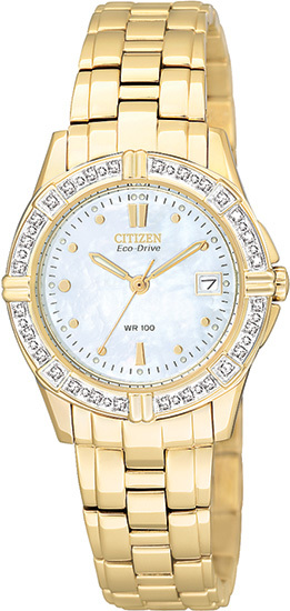 Citizen Ladies Eco Drive Miramar Diamond Watch EW1392-50D
