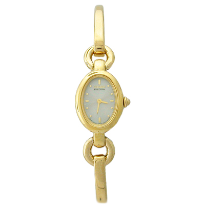 Citizen Ladies Eco-Drive Gold-Tone Silhouette Bangle Watch EG2412-52P